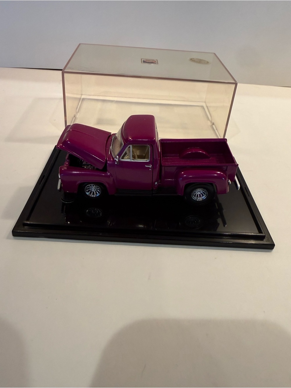 Hot Wheels Purple Classic Pickup Truck 1:43 Scale Diecast Model